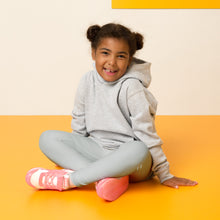 Move in Style: Solid Color Leggings for Girls' Playtime - Smoke Exclusive Girls Kids Leggings Solid Color