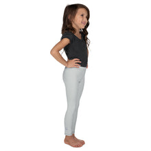 Move in Style: Solid Color Leggings for Girls' Playtime - Smoke Exclusive Girls Kids Leggings Solid Color