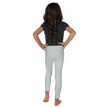 Move in Style: Solid Color Leggings for Girls' Playtime - Smoke Exclusive Girls Kids Leggings Solid Color