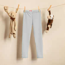 Move in Style: Solid Color Leggings for Girls' Playtime - Smoke Exclusive Girls Kids Leggings Solid Color