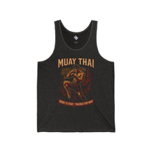 Muay Thai Tank Top: Born to Fight, Trained for War