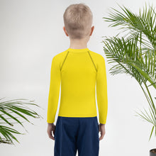 Outdoor Maverick: Kid's Solid Color Long Sleeve Rash Guards - Golden Sun Boys Exclusive Kids Long Sleeve Rash Guard Solid Color