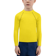 Outdoor Maverick: Kid's Solid Color Long Sleeve Rash Guards - Golden Sun Boys Exclusive Kids Long Sleeve Rash Guard Solid Color