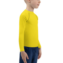 Outdoor Maverick: Kid's Solid Color Long Sleeve Rash Guards - Golden Sun Boys Exclusive Kids Long Sleeve Rash Guard Solid Color