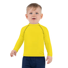Outdoor Maverick: Kid's Solid Color Long Sleeve Rash Guards - Golden Sun Boys Exclusive Kids Long Sleeve Rash Guard Solid Color