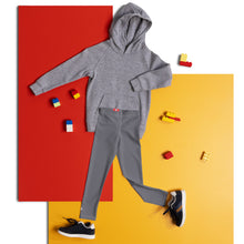 Play Hard, Dress Smart: Solid Color Leggings for Energetic Boys - Charcoal Boys Exclusive Kids Leggings Solid Color