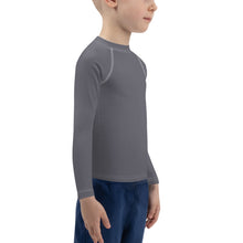 Playground Protector: Boys' Solid Color Rash Guards Essential - Charcoal Boys Exclusive Kids Long Sleeve Rash Guard Solid Color