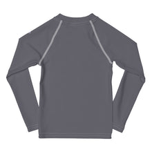 Playground Protector: Boys' Solid Color Rash Guards Essential - Charcoal Boys Exclusive Kids Long Sleeve Rash Guard Solid Color