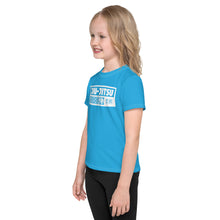 Playtime Confidence: Girl's Short Sleeve Jiu-Jitsu Rash Guard - Cyan Exclusive Girls Jiu-Jitsu Kids Rash Guard Short Sleeve