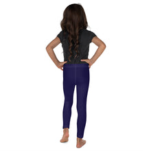 Playtime Perfection: Solid Color Workout Leggings for Girls - Midnight Blue Exclusive Girls Kids Leggings Solid Color
