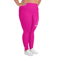 Women's Plus Size Yoga Pants Workout Leggings For Jiu Jitsu 003 - Hollywood Cerise Exclusive Jiu-Jitsu Leggings Plus Size Tights Womens