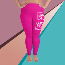 Women's Plus Size Yoga Pants Workout Leggings For Jiu Jitsu 003 - Hollywood Cerise Exclusive Jiu-Jitsu Leggings Plus Size Tights Womens