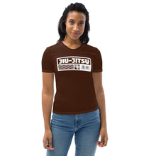 Premium Women's Jiu-Jitsu Rash Guard - Short Sleeve Edition for Training - Chocolate