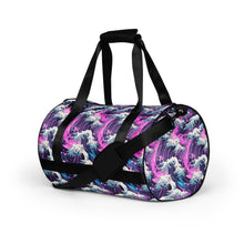 Purple Wave Gym Bag Bag Exclusive Great Wave Gym