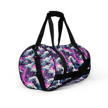 Purple Wave Gym Bag Bag Exclusive Great Wave Gym