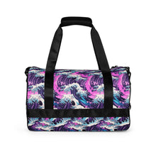 Purple Wave Gym Bag Bag Exclusive Great Wave Gym