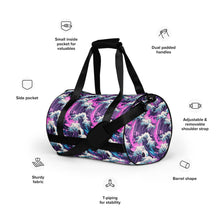 Purple Wave Gym Bag Bag Exclusive Great Wave Gym