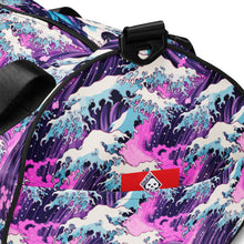 Purple Wave Gym Bag Bag Exclusive Great Wave Gym