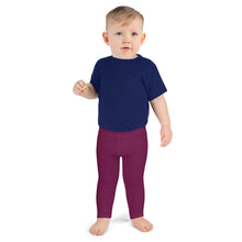 Ready, Set, Play: Boys' Solid Workout Leggings - Tyrian Purple Boys Exclusive Kids Leggings Solid Color