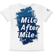 Run with Precision: Boy's Mile After Mile "RUN" Sprinter 001 Boys Exclusive Kids Rash Guard Running Short Sleeve Tees