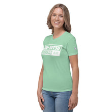 Short Sleeve Women's Rash Guard - Built for Judo and Martial Arts - Vista Blue