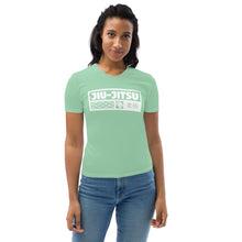 Short Sleeve Women's Rash Guard - Built for Judo and Martial Arts - Vista Blue