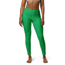 Sleek Silhouette: Women's Solid Color Yoga Pants Leggings - Jade Exclusive Leggings Solid Color Tights Womens
