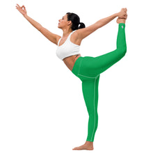 Sleek Silhouette: Women's Solid Color Yoga Pants Leggings - Jade Exclusive Leggings Solid Color Tights Womens