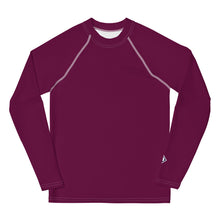 Solid Rash Guard for Girls – Youth Long Sleeve for Training & Play – Tyrian Purple