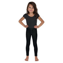 Solid Shades for Active Kids: Girls' Workout Leggings - Noir Exclusive Girls Kids Leggings Solid Color