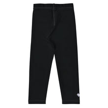 Solid Shades for Active Kids: Girls' Workout Leggings - Noir Exclusive Girls Kids Leggings Solid Color