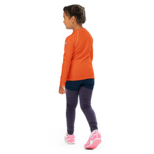 Splash-Ready Style: Solid Color Rash Guards for Young Girls - Flamingo Exclusive Girls Kids Long Sleeve Rash Guard Solid Color Swimwear
