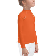 Splash-Ready Style: Solid Color Rash Guards for Young Girls - Flamingo Exclusive Girls Kids Long Sleeve Rash Guard Solid Color Swimwear