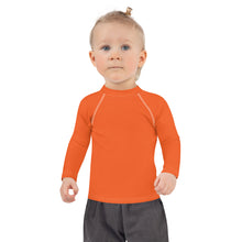 Splash-Ready Style: Solid Color Rash Guards for Young Girls - Flamingo Exclusive Girls Kids Long Sleeve Rash Guard Solid Color Swimwear