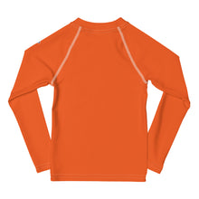 Splash-Ready Style: Solid Color Rash Guards for Young Girls - Flamingo Exclusive Girls Kids Long Sleeve Rash Guard Solid Color Swimwear