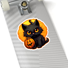 Spooky Black Cat and Pumpkin Halloween Stickers Black Cat Cat Cat Pumpkin Cats Fall Bestsellers Halloween Halloween Decor Halloween Sticker Halloween Stickers Home & Living Kiss cut Magnets & Stickers Pumpkin Pumpkins Stickers