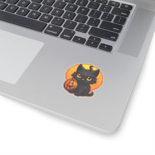 Spooky Black Cat and Pumpkin Halloween Stickers Black Cat Cat Cat Pumpkin Cats Fall Bestsellers Halloween Halloween Decor Halloween Sticker Halloween Stickers Home & Living Kiss cut Magnets & Stickers Pumpkin Pumpkins Stickers