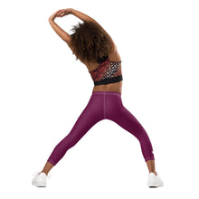 Stay Playful: Solid Color Leggings for Active Girls - Tyrian Purple Exclusive Girls Kids Leggings Solid Color