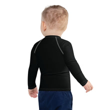Street-Ready Style: Boys' Solid Color Rash Guards for Fun - Noir Boys Exclusive Kids Long Sleeve Rash Guard Solid Color