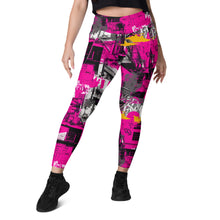 Streetwise Strides: Women's Running Leggings with Pockets - Urban Decay 002 Exclusive Leggings Pockets Running Tights Womens