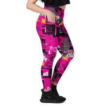 Streetwise Strides: Women's Running Leggings with Pockets - Urban Decay 002 Exclusive Leggings Pockets Running Tights Womens