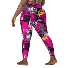 Streetwise Strides: Women's Running Leggings with Pockets - Urban Decay 002 Exclusive Leggings Pockets Running Tights Womens