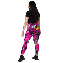 Streetwise Strides: Women's Running Leggings with Pockets - Urban Decay 002 Exclusive Leggings Pockets Running Tights Womens