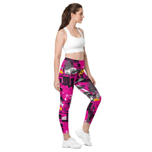 Streetwise Strides: Women's Running Leggings with Pockets - Urban Decay 002 Exclusive Leggings Pockets Running Tights Womens