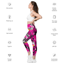Streetwise Strides: Women's Running Leggings with Pockets - Urban Decay 002 Exclusive Leggings Pockets Running Tights Womens
