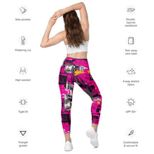 Streetwise Strides: Women's Running Leggings with Pockets - Urban Decay 002 Exclusive Leggings Pockets Running Tights Womens