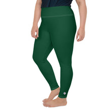 Stretch in Style: Plus Size Workout Leggings for Her - Sherwood Forest Exclusive Leggings Plus Size Solid Color Tights Womens