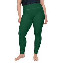 Stretch in Style: Plus Size Workout Leggings for Her - Sherwood Forest Exclusive Leggings Plus Size Solid Color Tights Womens
