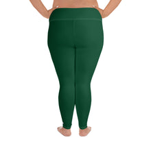 Stretch in Style: Plus Size Workout Leggings for Her - Sherwood Forest Exclusive Leggings Plus Size Solid Color Tights Womens