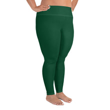 Stretch in Style: Plus Size Workout Leggings for Her - Sherwood Forest Exclusive Leggings Plus Size Solid Color Tights Womens